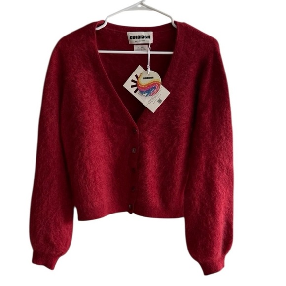 COLORUSH 100% Cashmere BRUSHED LIUSA CARDI
DAHLIA Cardigan NWT - Picture 1 of 11